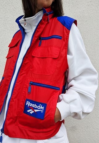 VINTAGE REEBOK UTILITY VEST GILET