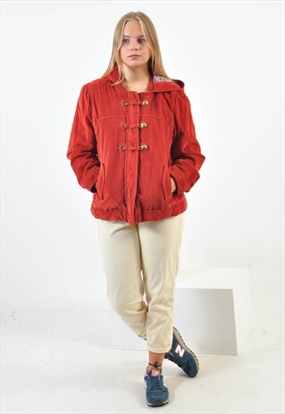VINTAGE VELVET HOODIE JACKET