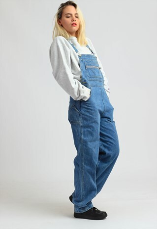 VINTAGE NEVADA DENIM LONG LENGTH DUNGAREES