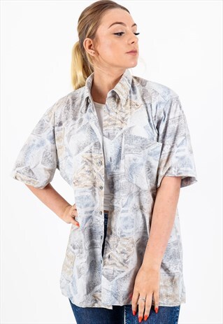 VINTAGE PATTERNED SHIRT S517