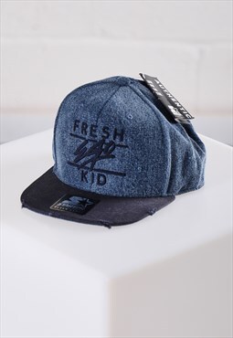 Vintage Starter X Fresh Ego Kid Cap in Denim Snapback Hat