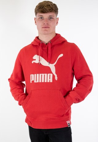 red puma hoodie