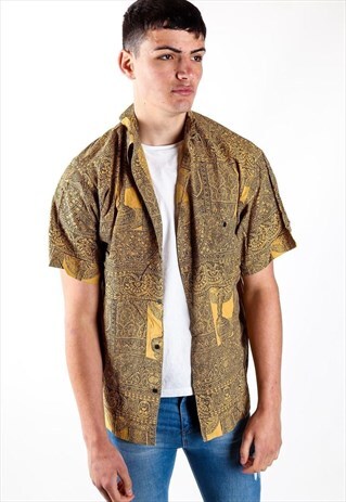 VINTAGE PATTERNED SHIRT S673