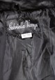 VINTAGE  LEATHER JACKET GABRIELLA VICENGA IN BLACK L