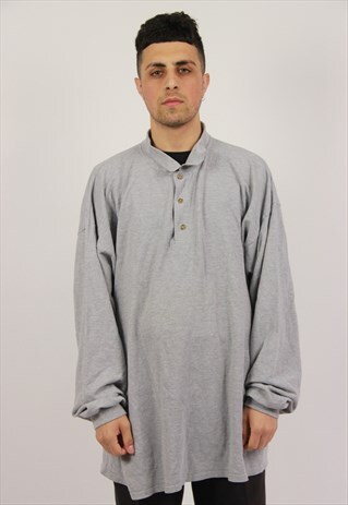 VINTAGE LONG SLEEVE POLO-SHIRT