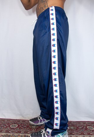 CHAMPION TRACKSUIT BOTTOMS POPPERS