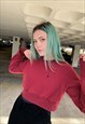 Vintage 90s Ralph Lauren Rework Crop Sweatshirt