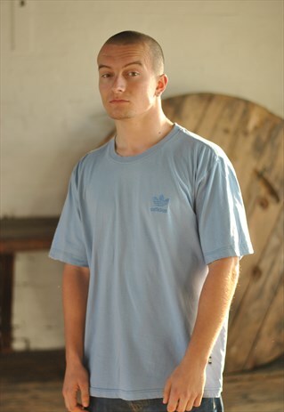90S ADIDAS TRE FOIL LOGO TSHIRT