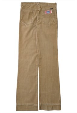 Vintage Reuther Beige Corduroy Trousers Mens