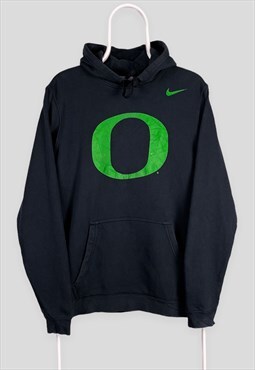 Vintage Nike Black Hoodie Oregon Ducks University USA Medium