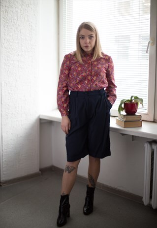 VINTAGE 80'S NAVY SHORTS