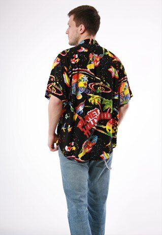 90S VINTAGE PLANET HOLLYWOOD OLDSCHOOL SHIRT 13669