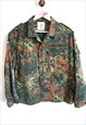 VINTAGE MILITARY FIELD JACKET CAMO GERMANY ARMY CAMOUFLAGE
