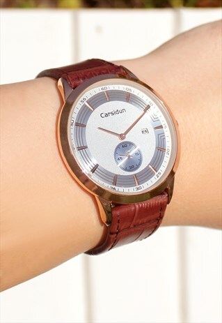 CLASSIC ROSE GOLD WATCH WITH DATE