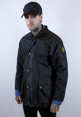 VINTAGE BELSTAFF NYLON MOTORCYCLE JACKET