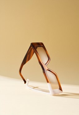 Alonzo sunglasses in Caramel / Ivory frames and Brown lenses
