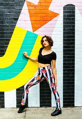 GRAPHIC POPPY LEGGINGS