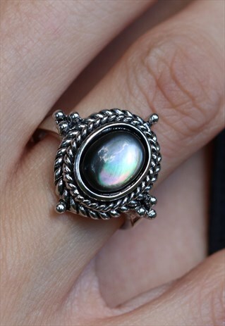 LITTLE LUNA BLACK PEARL RING