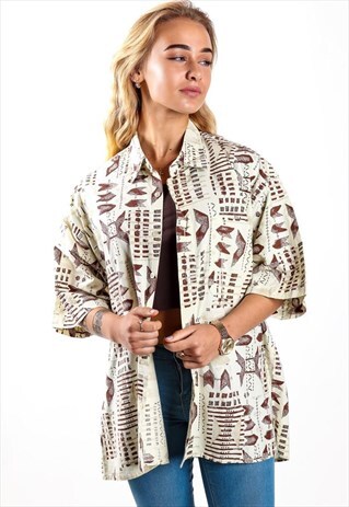 VINTAGE PATTERNED SHIRT S660