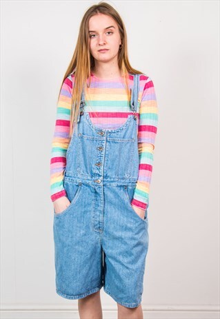 VINTAGE 90'S DUNGAREES SHORT LENGTH