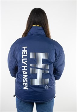 Vintage Helly Hansen 90s Reversible Winter Puffer Jacket