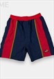 Puma vintage red and navy blue shorts size M
