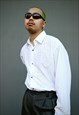 90S VINTAGE RARE VERSACE BIG LOGO WHITE SHIRT