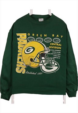 Vintage 90's Hanes Sweatshirt Green Bay Packers NFL