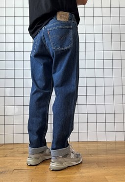 Vintage LEVIS Jeans Denim Pants 80s Orange Tab / Blue