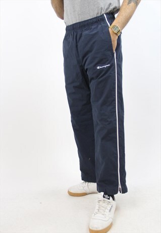 VINTAGE CHAMPION NAVY TRACKSUIT BOTTOMS