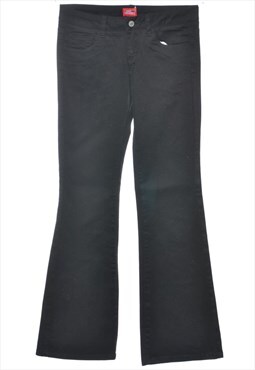 Vintage Dickies Black Flared Trousers - W30