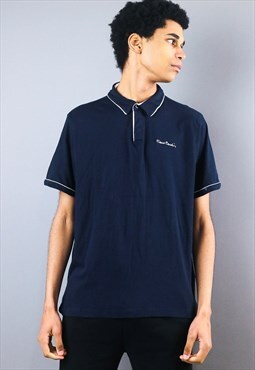 vintage Pierre Cardin polo shirt blue