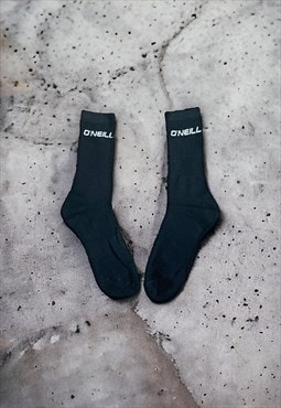 Unisex Black O'Neill Spell Out Sport Socks