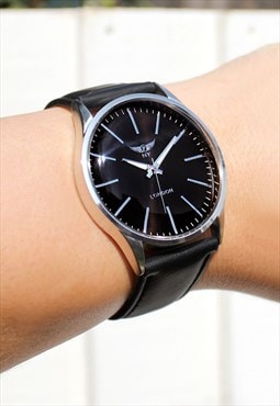 Classic Style Slim Silver Watch