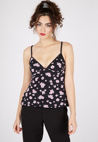 VINTAGE FLORAL TOP