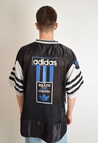 VINTAGE ADIDAS" THE BRAND WITH THREE STRIPES "T-SHIRT 90'S