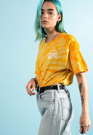 VINTAGE FESTIVAL TIE DYE TEE SHIRT