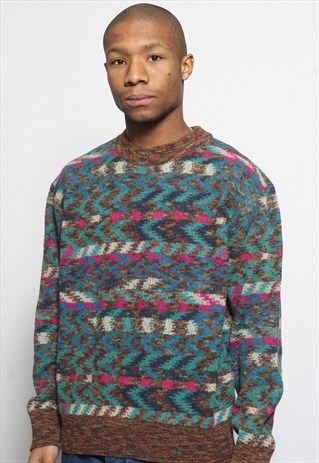 VINTAGE MISSONI KNIT WOOL JUMPER