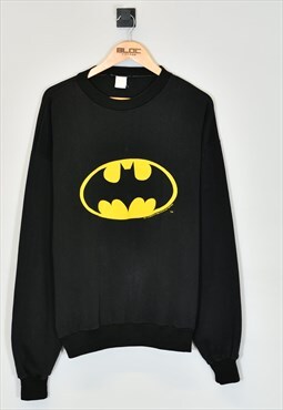 Vintage 1989 Batman Sweatshirt Black Medium