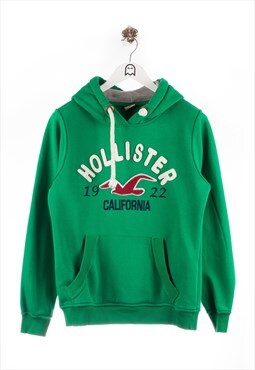 Vintage  Hollister  Hoodie Logo Green