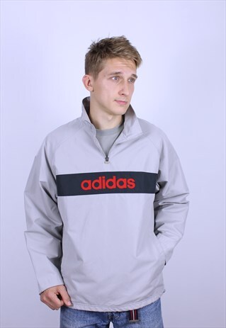 VINTAGE ADIDAS ORIGINALS BIG LOGO TRACK TOP SUIT WINDBREAKER