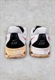 VINTAGE NIKE TRAINERS MONARCH BLACK WHITE UK8