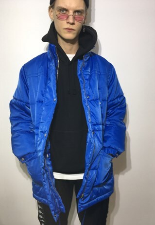 VINTAGE 90' OLDSCHOOL COOL BLUE UNISEX JACKET