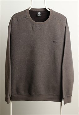 Vintage Starter Crewneck Logo Sweatshirt Grey