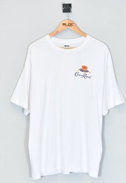 Vintage 1990's Crown Royal T-Shirt White XLarge