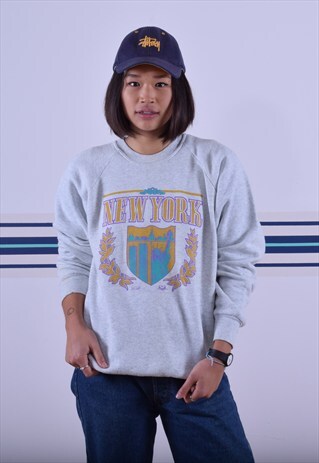 GREY NEW YORK SWEATSHIRT