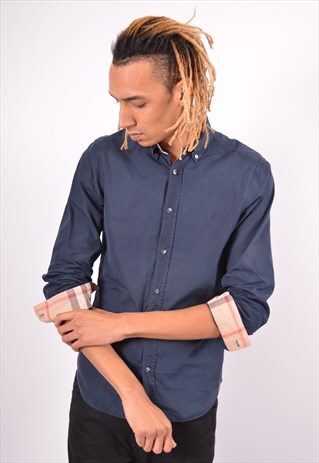 VINTAGE BURBERRY SHIRT BLUE