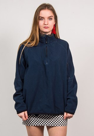 OLD NAVY QUARTER ZIP FLEECE JUMPER SWEATER