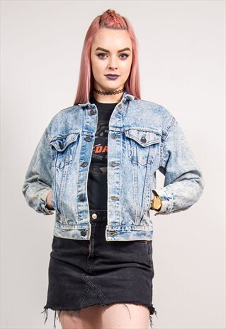 90'S VINTAGE ACID WASH LEVI'S DENIM JACKET
