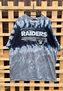 Oakland Raiders Tie Dye T Shirt 